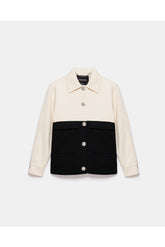 peploum Anne Bouny Contrast Weaving Jacket