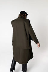 Peploum Beatrice Asymmetric Piece Trenchcoat