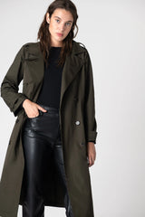 Peploum Beatrice Asymmetric Piece Trenchcoat