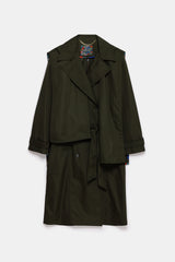 Peploum Beatrice Asymmetric Piece Trenchcoat