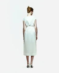 Peploum Isogi Düğmeli Elbise