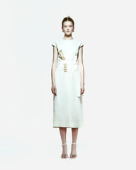 Peploum Isogi Düğmeli Elbise