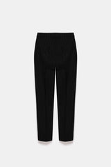 Peploum Mary Lacy Slim Fit Pantolon - Siyah