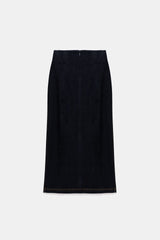 Peploum Nadia Long Skirt In Cotton