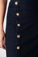 Peploum Nadia Long Skirt In Cotton