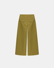 Peploum Nomi Pantolon - Meşe Yeşili