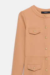 Peploum Regina Maksi Elbise Cinnamon