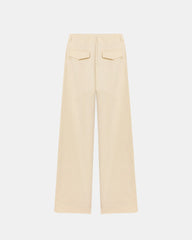 Peploum Toba Trousers in Eggnog Yellow