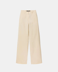 Peploum Toba Trousers in Eggnog Yellow
