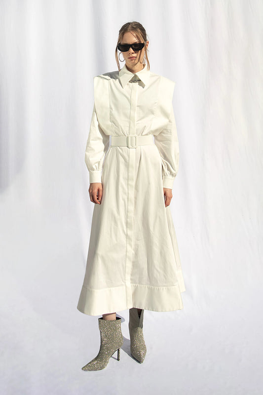 Peploum Valeria Shirt Maxi Dress