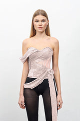 RAN Official Lacella Corset Powder Pink