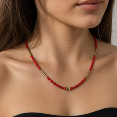 Chaseldor Rosalie Natural Stone Necklace