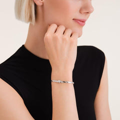 ROSEFIELD JBSWS.J1011 Kalp Kristal Çelik Bileklik