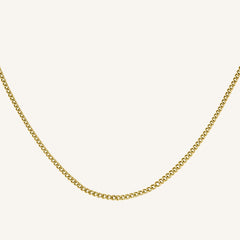 ROSEFIELD JNFCG.J622 Düz Bordür Altın Renkli Çelik Kolye