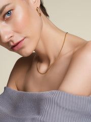 ROSEFIELD JNFCG.J622 Düz Bordür Altın Renkli Çelik Kolye