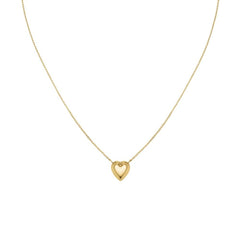 ROSEFIELD JNPHG.J1008 Kabarık Kalp Çelik Kolye