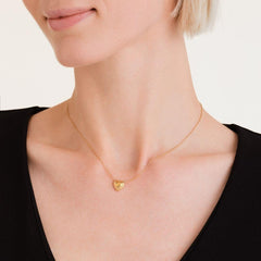 ROSEFIELD JNPHG.J1008 Kabarık Kalp Çelik Kolye