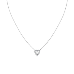 ROSEFIELD JNPHS.J1009 Kalp Gümüş Renk Çelik Kolye