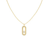 Rosefield JNPPG.J1293 Altın Renk Modern İnci Kristal Çelik Kolye