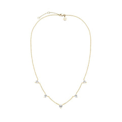 ROSEFIELD JNRHG.J1005 Kalp Kristal Taş Çelik Kolye