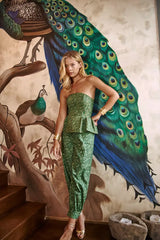 Sadie and Dione Poppy Green Co-Ord Set