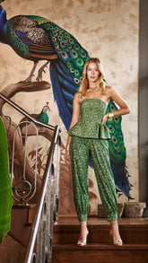 Sadie ve Dione Poppy Yeşil Co-Ord Set