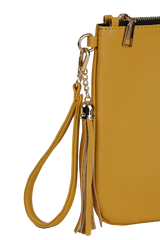 Dellel Deri Yellow Clutch