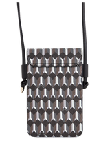 Dellel Deri Black Helion Phone Bag