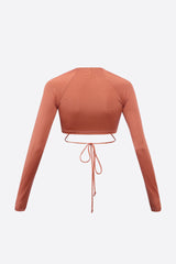 Wear Three Points Sophia Tile Tied Crop Body