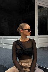 Wear Three Points Carrie Tulle Blouse