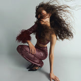 Alia Studio Stella Pants in Red