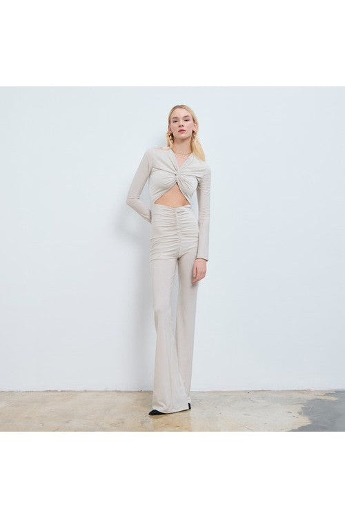 Studio Norn Karin Ruched Jumpsuit