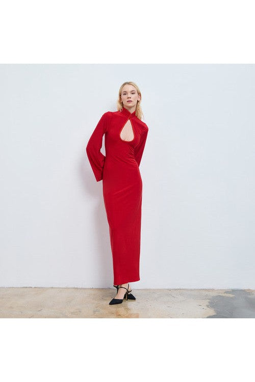 Studio Norn Linn Cut-Out Detailed Maxi Dress