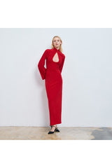 Studio Norn Linn Cut-Out Detailed Maxi Dress