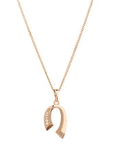 Chaseldor Elegant Gold Plated Women's Necklace with Stone