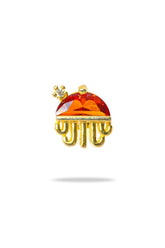 piayuli Orange Jellyfish Piercing
