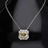 SooSilkyGems PAVE EDGED CHAIN NECKLACE