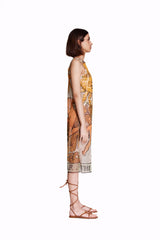 Wayt Tarot Print Mesh Dress