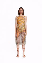WAYT Tarot Print Mesh Dress