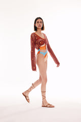 Wayt Mars Print Recycled Swimsuit