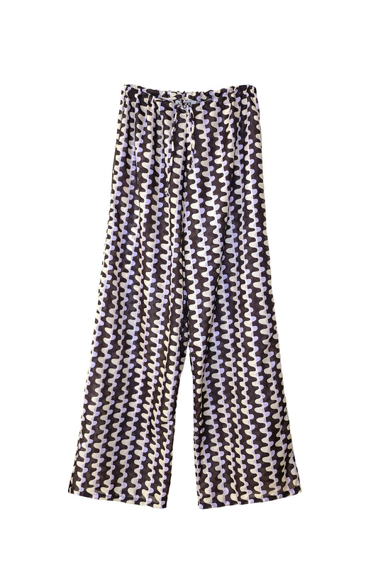 Wayt Sonic Adventure Sound Waves Print Beach Pant