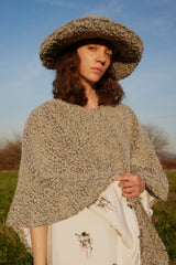 Wayt Cosmonaut Double Sided Faux Fur Poncho
