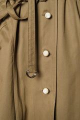 WAYT Grotesque Dreams Khaki Trench Coat