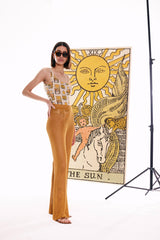 Wayt Tarot Print Recycled Swimsuit