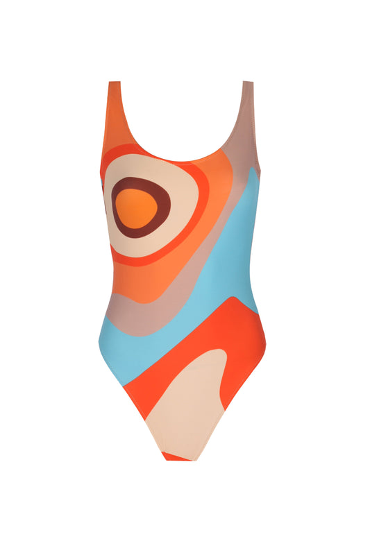 Wayt Mars Print Recycled Swimsuit