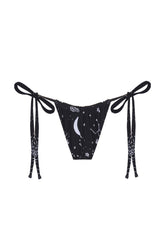 WAYT Space Babe Celestial and Zodiac Print Recycled Bikini Bottom