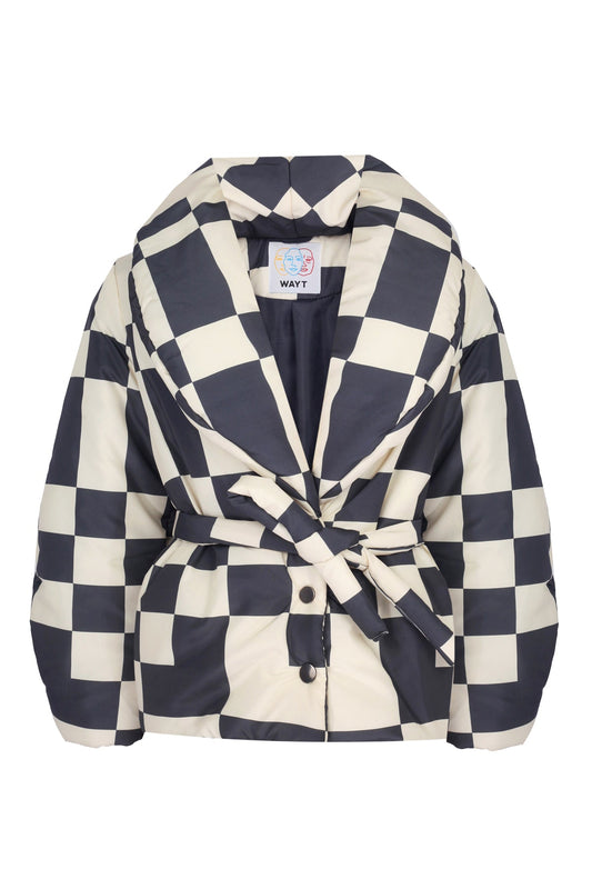 Wayt Cosmic Distortion Puffer Jacket