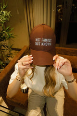 Edda NOT FAMOUS BUT KNOWN - BASEBALL Şapka