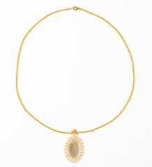 Maison Lygos Sophia Oval Medaillon