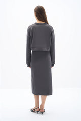Wear Three Points Anthracite Spirit Midi Skirt